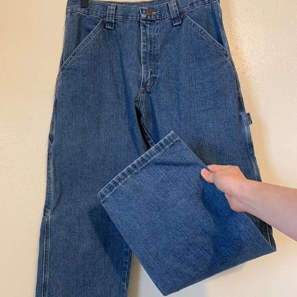 Wrangler carpenter navy blue jeans - Picture 3 of 7